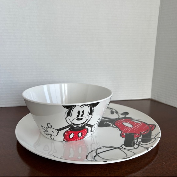 Zak Designs 2 pcs Disney Mickey Mouse Kids Dinnerware Set - Picture 3 of 12